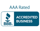 AAA Rated by the Better Business Bureau